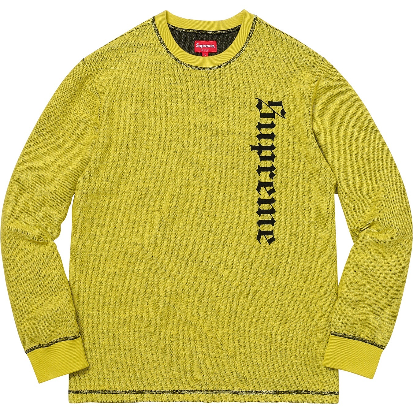 Reverse Terry L/S Top view 8